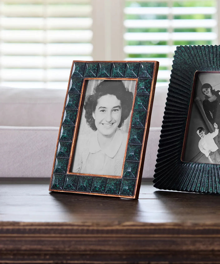 Jade Squares Photoframe 4x6
