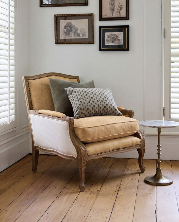 Harvey Leather Armchair