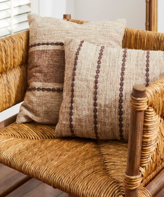 Russo Chain Vertical Oblong Cushion by French Country Collections