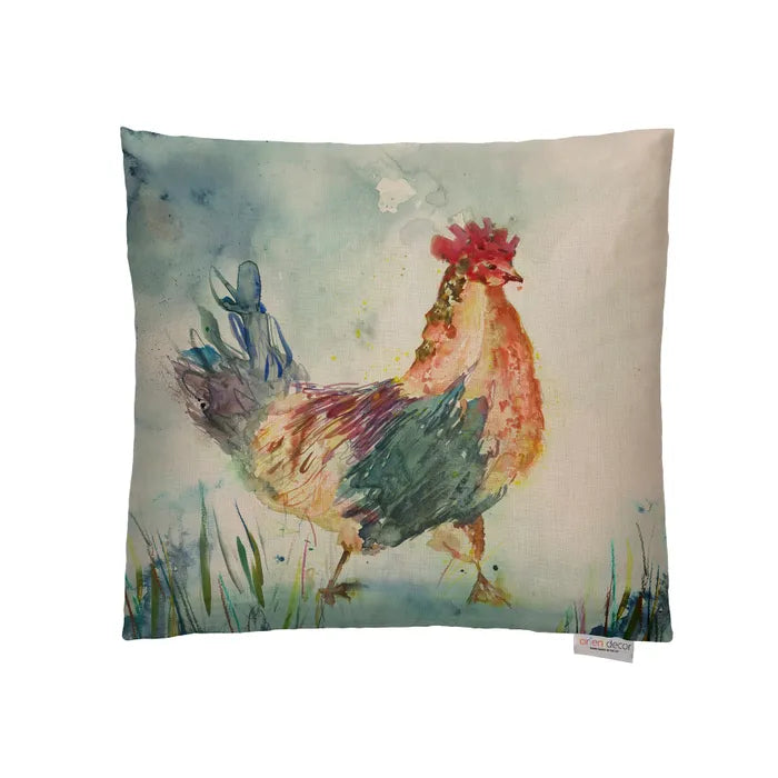 Voyage Maison Clucky Linen Cushion with Feather Inner