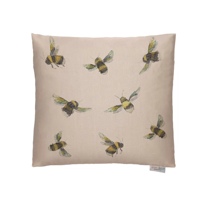 Voyage Maison Buzzing Linen Cushion with Feather Inner
