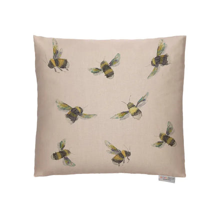 Voyage Maison Buzzing Linen Cushion with Feather Inner
