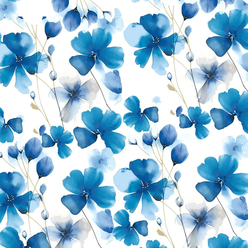 Paper + Design Luncheon Napkins - Everbloom Blue