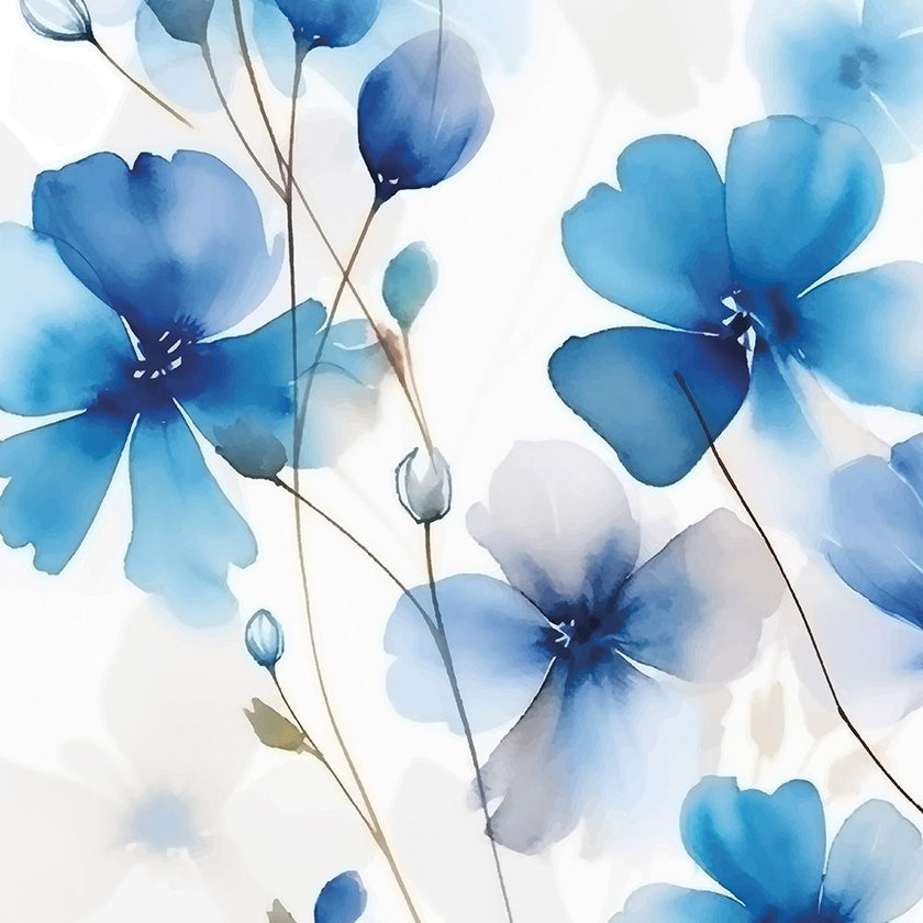 Paper + Design Cocktail Napkins - Everbloom Blue