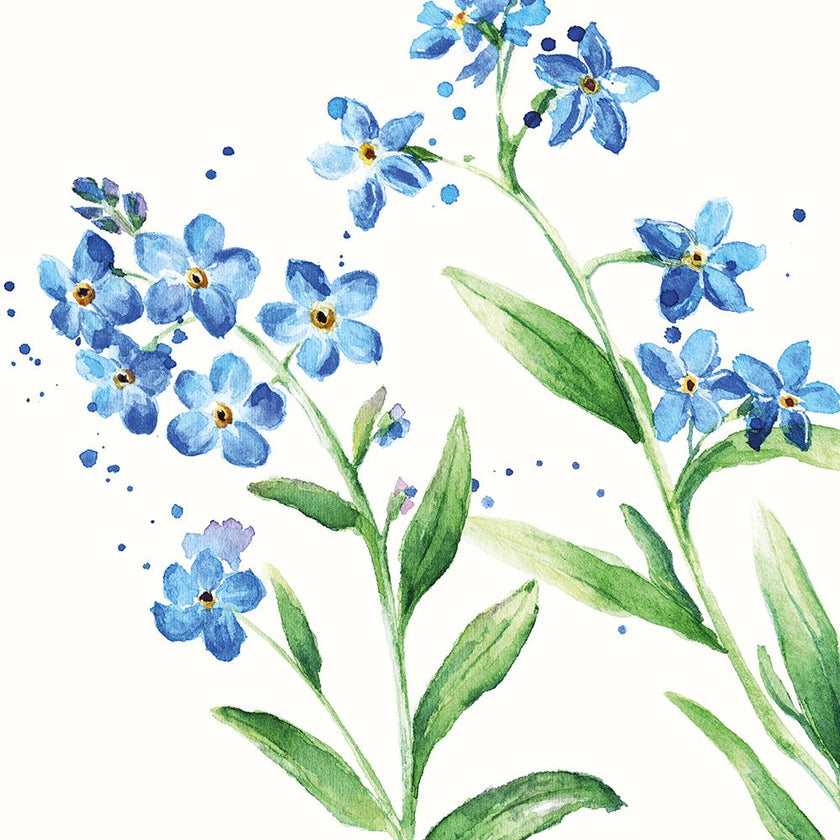 Paper + Design Cocktail Napkins - Azure Bloom