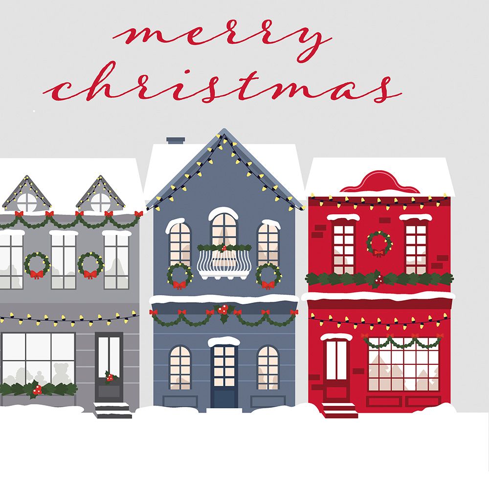 Paper + Design Luncheon Napkins - Christmas in Town
