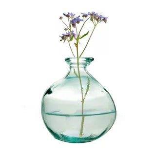 Green House Recycled Glass Round Vase