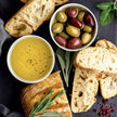 Serviettes-Bread and Olives
