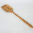 Wooden Stiring Spoon with Holes Large - Teak