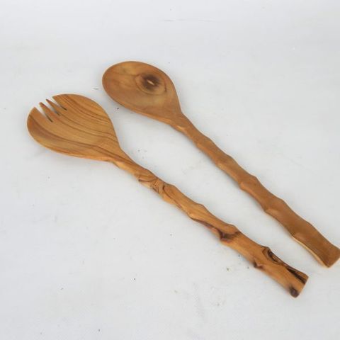 Teak Bamboo Servers