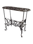 Scroll Oval Top Console by Le Monde