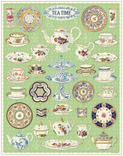 Cavallini & Co - Vintage Puzzle - Tea Time