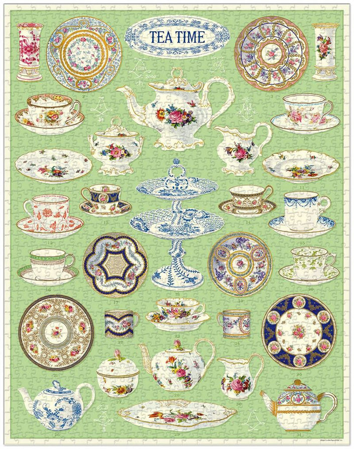 Cavallini & Co - Vintage Puzzle - Tea Time