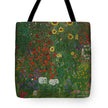 Art Shopping Bag Gustav Klimt Farm Garden