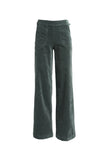 Peggy Paris Long Pants Forest Green Velvet - Olga de Polga