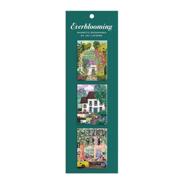 Magnetic Bookmark Set - Everblooming by Joy Laforme