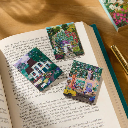 Magnetic Bookmark Set - Everblooming by Joy Laforme