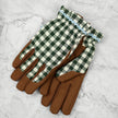 Gingham Check Gardening Gloves - Burgon and Ball