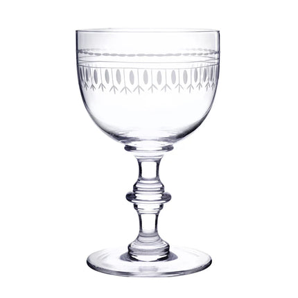 The Vintage List Wine Goblet Ovals Design Single