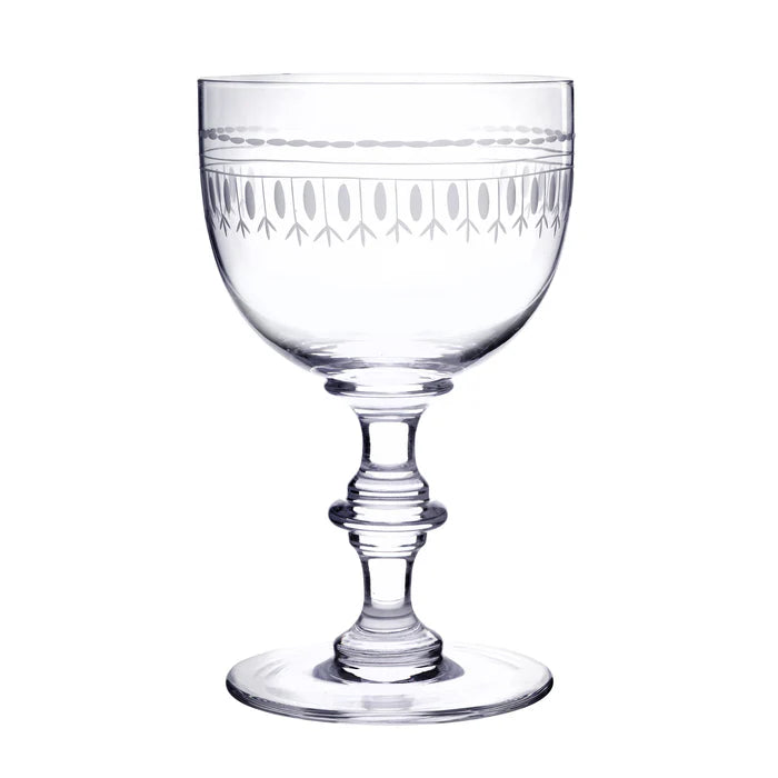 The Vintage List Wine Goblets Oval Design set of 4