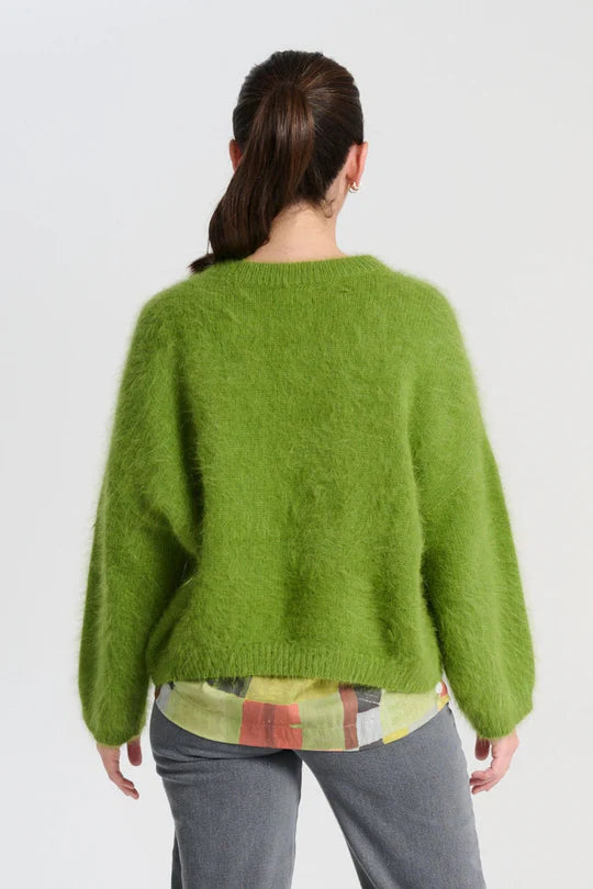 Olga de Polga Montreal Angora Knit - Grass Green