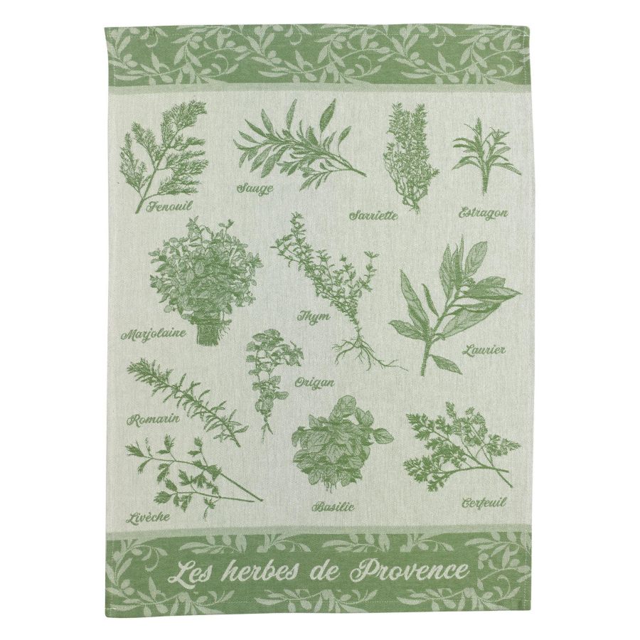 Winkler Cotton Jacquard Tea Towel Herbs