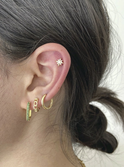 Ruby Tuesday Georgie Hoops - Gold