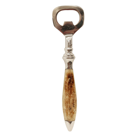 Soho Bottle Opener in Bone & Stainless Steel
