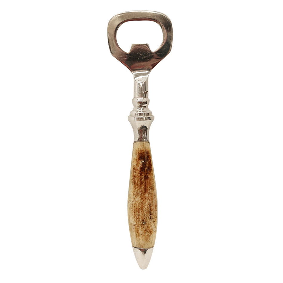 Soho Bottle Opener in Bone & Stainless Steel