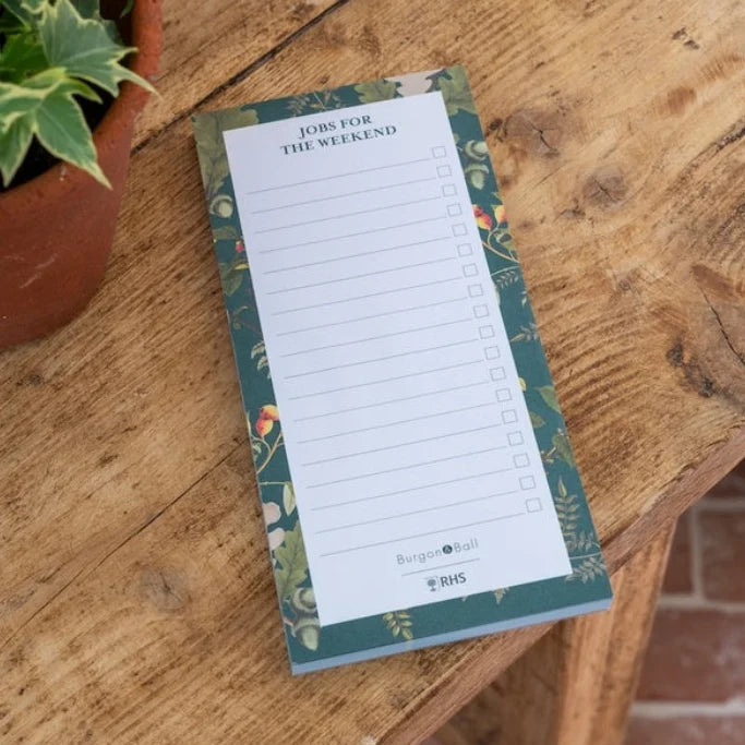 Weekend Jobs Magnetic List Pad - Burgon & Ball