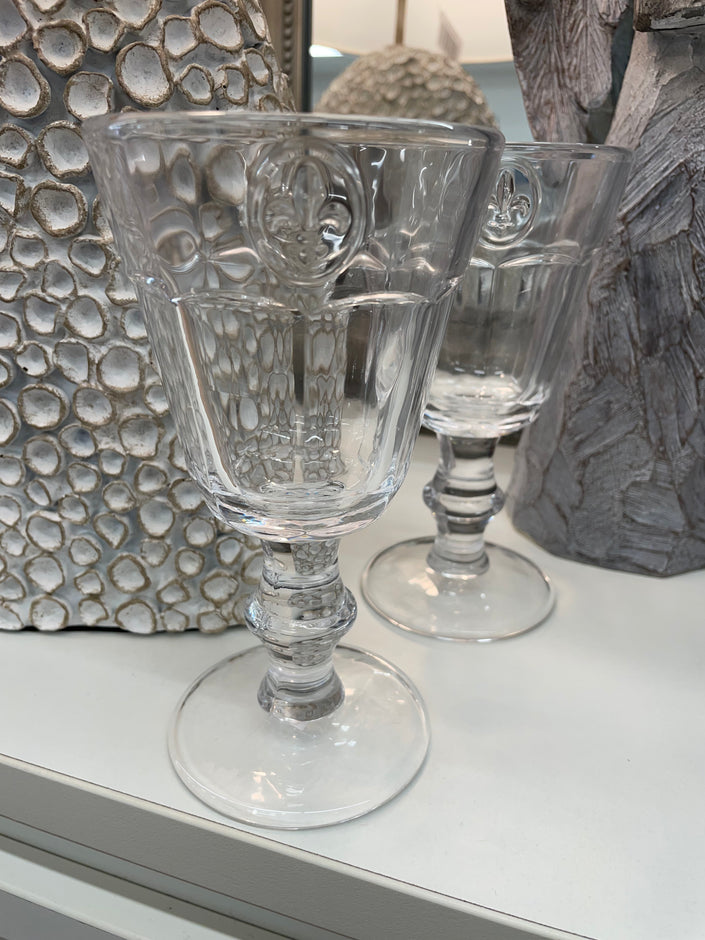 Goblet Set of Four - Fleur de Lis