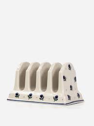 Polish Ceramics Toast Rack - Blueberry