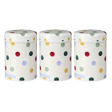 Emma Bridgewater Polka Dot Storage Caddies - Set of 3