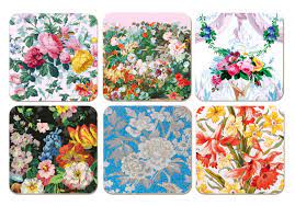 Bekking & Blitz Flowers, Musee du Papier Peint Coaster Set of 6