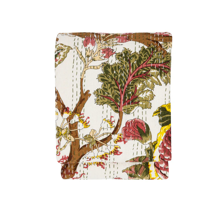 Cotton Bed Cover Ivory by Four Corners