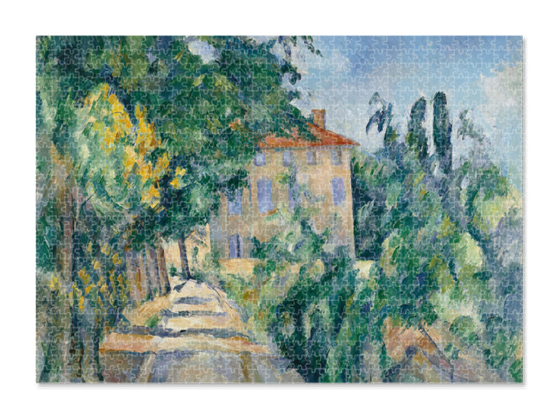 Jigsaw puzzle 1000 pieces, Paul Cézanne, House with the red roof