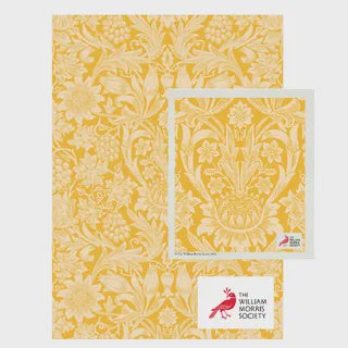 William Morris Swedish Dish Cloth - Sunflower Yellow pattern - NZ stockist Villarosa Maison