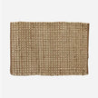 100% Jute Waffle Weave Natural & Ivory Doormat