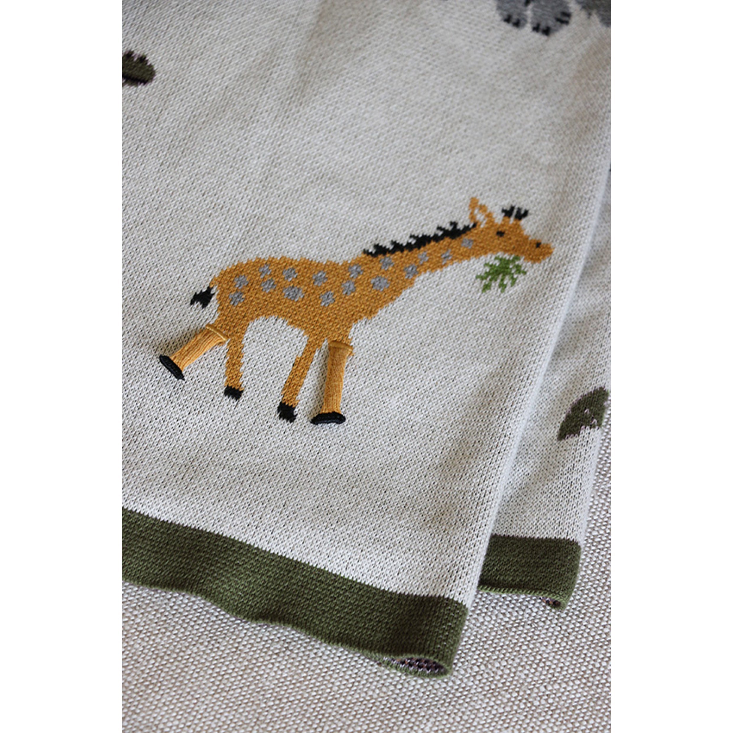 Animal Playtime Cotton Baby Blanket