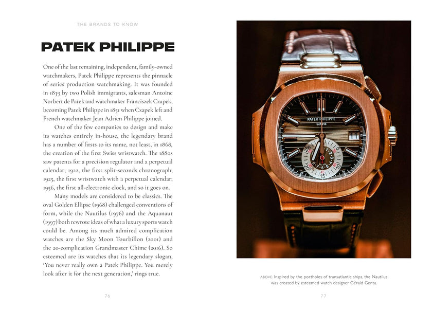 Classic watch illustrations in The Little Book of Watches