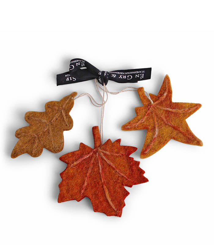 Gry and Sif Autumn Leaves Set of 3