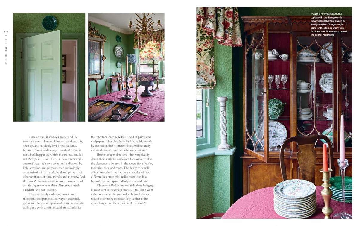 Layered maximalist interior inside The Layered Home