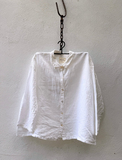Meg by Design Libby Shirt Linen White Small