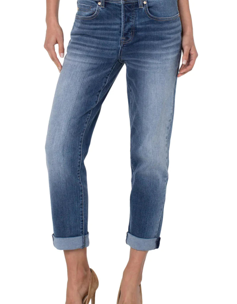 Liverpool Jean - The Keeper Boyfriend Rolled Jean