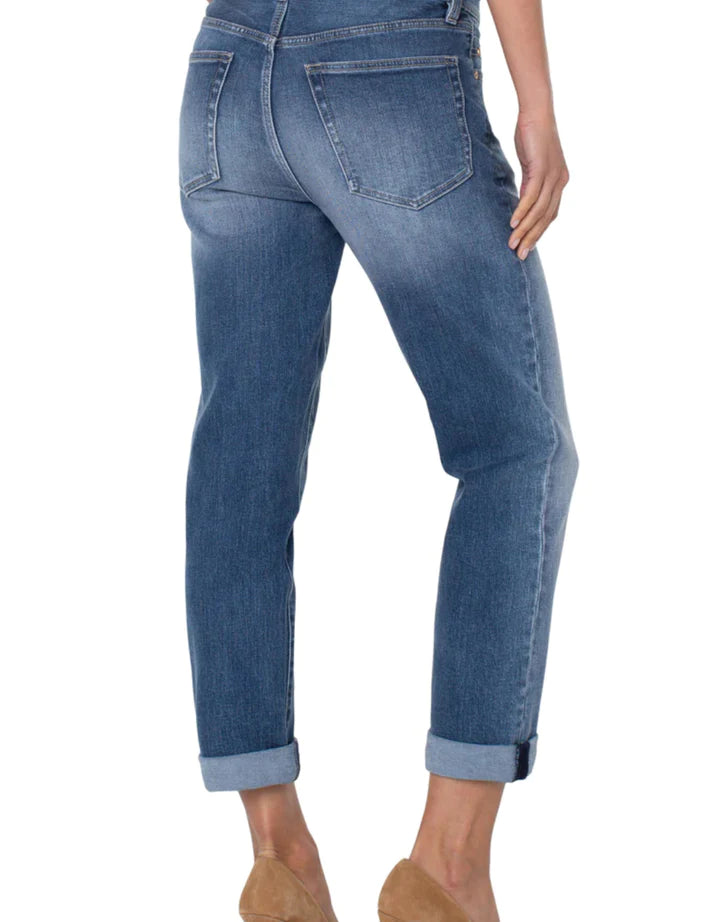 Liverpool Jean - The Keeper Boyfriend Rolled Jean