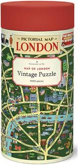 Cavallini & Co Map of London Vintage 1000 piece Puzzle