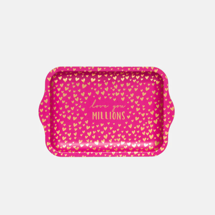 Small Tin Tray - Love You Millions