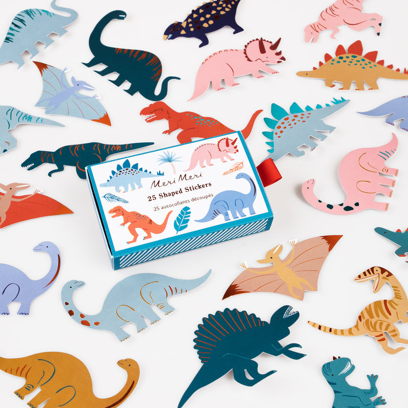 Shaped Dinosaur Stickers