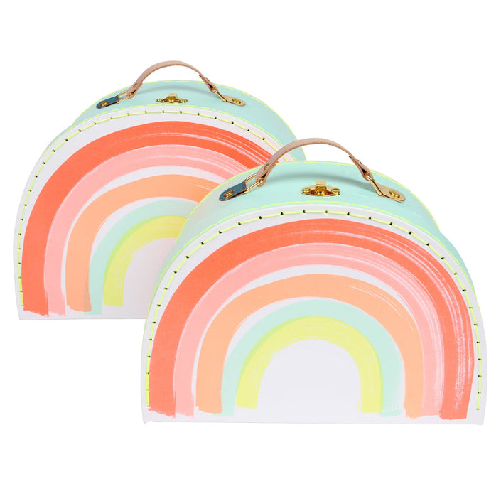 Rainbow Suitcase S/2