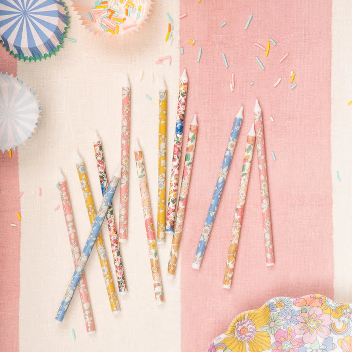 Meri Meri x Liberty Party Candles 16pk